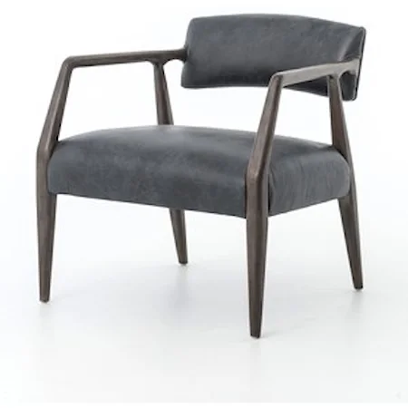 Tyler Arm Chair Finished in Chaps Ebony